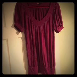 Forever 21 long purple tunic
